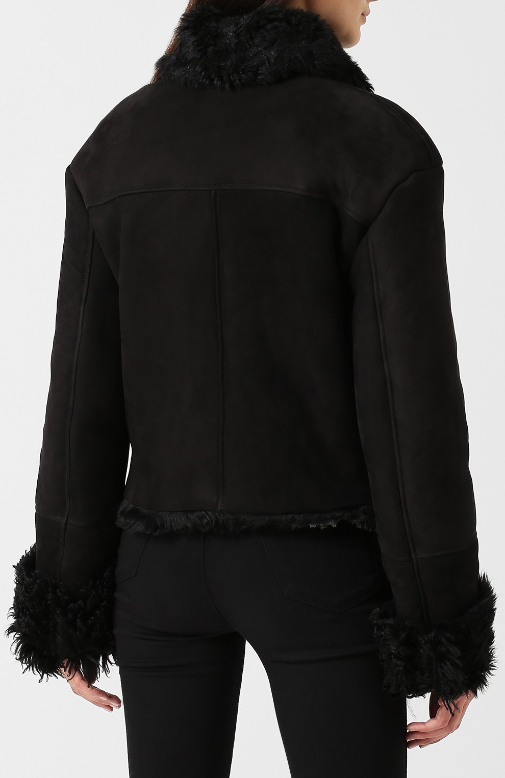 Укороченная дубленка с косой молнией FORTE DEI MARMI COUTURE, арт. FC FW18 142, фото 4