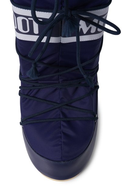 Текстильные сапоги icon MOON BOOT синего цвета по цене 24400 руб., арт. 80D1400440, фото 5 Текстильные сапоги icon MOON BOOT, арт. 80D1400440, фото 5
