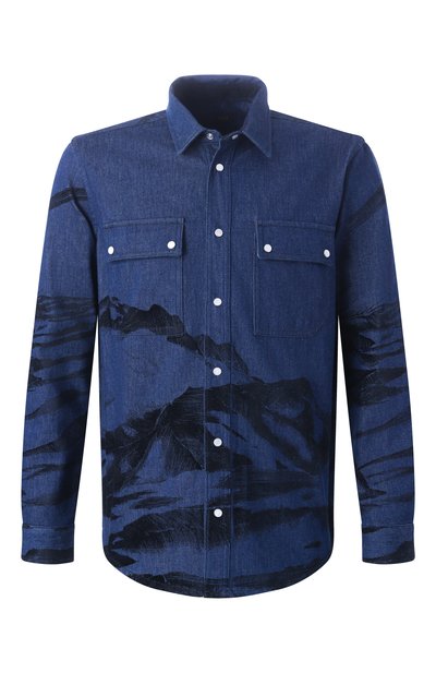 Мужская джинсовая рубашка ZILLI, арт. JPS003M010010001M