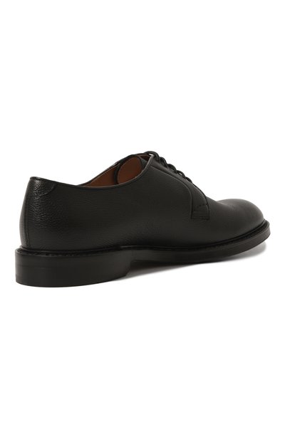 Кожаные дерби DOUCAL'S черного цвета по цене 52750 руб., арт. DU1385SIEWUF019N, фото 5 Кожаные дерби DOUCAL'S, арт. DU1385SIEWUF019N, фото 5