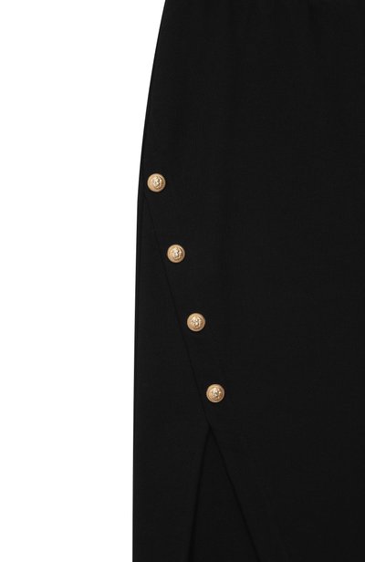Хлопковая юбка BALMAIN черного цвета по цене 29750 руб., арт. BY7B14, фото 3 Хлопковая юбка BALMAIN, арт. BY7B14, фото 3
