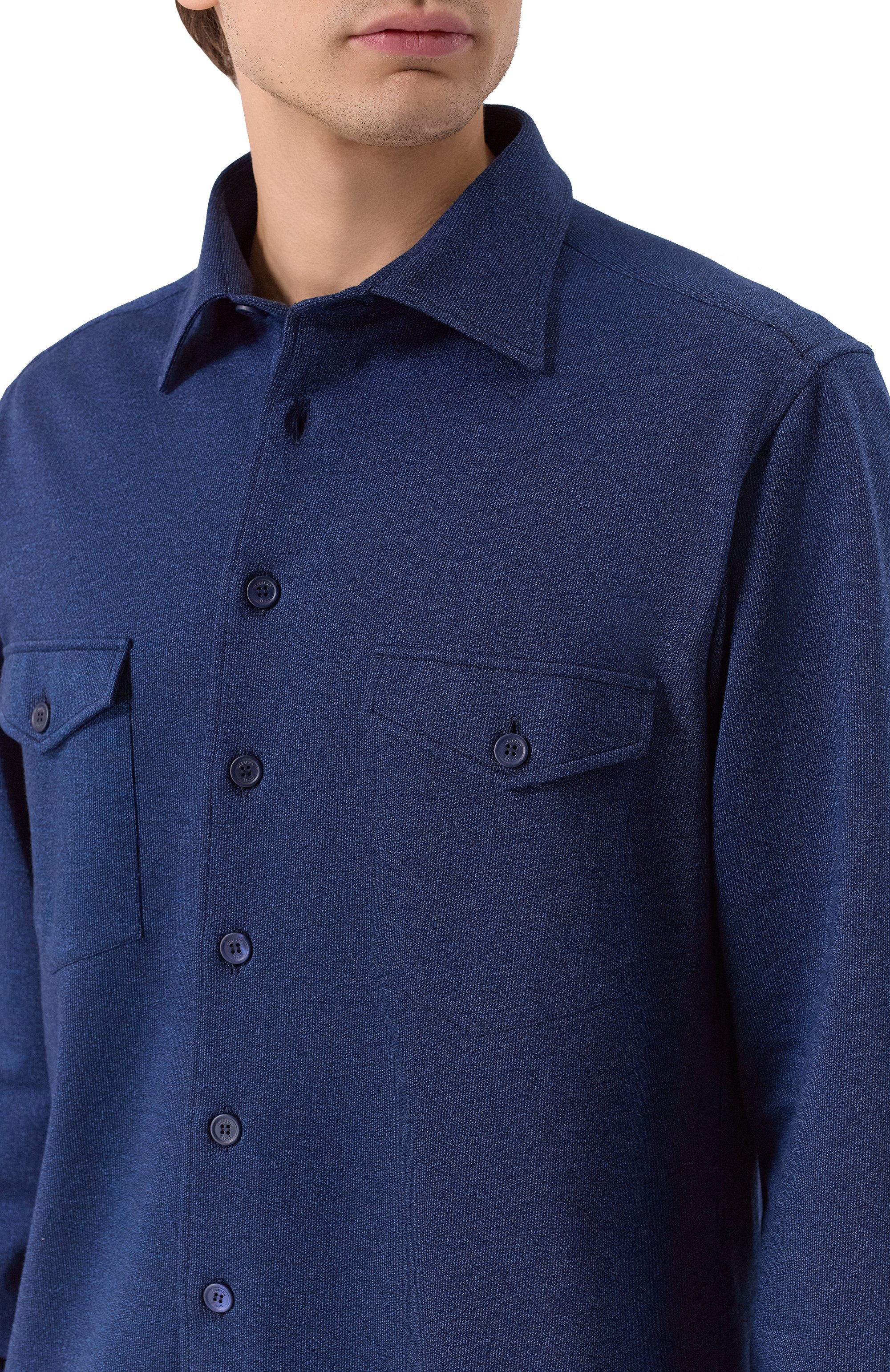 Хлопковая рубашка STEFANO RICCI, арт. CJ008184/TE3101, фото 5