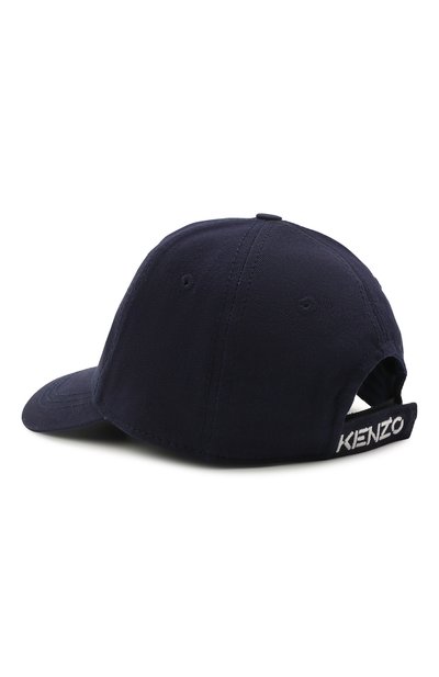 Хлопковая бейсболка KENZO темно-синего цвета по цене 7190 руб., арт. K51000, фото 2 Хлопковая бейсболка KENZO, арт. K51000, фото 2