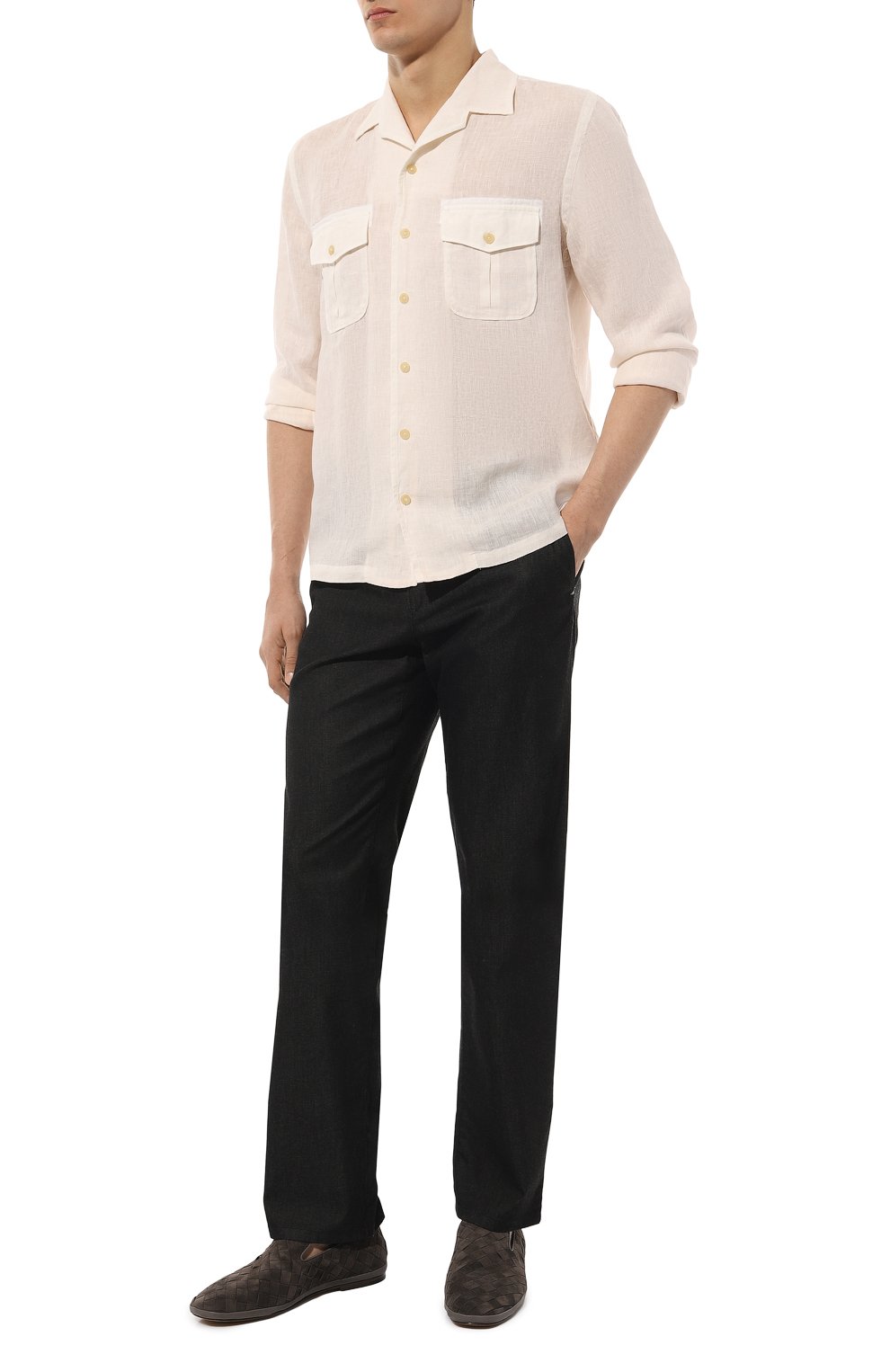 Льняная рубашка 120% LINO, арт. 31ALIM19QB/0115/S00, фото 2