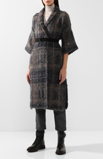 Вязаный кардиган с поясом BRUNELLO CUCINELLI, арт. M4U320426, фото 3