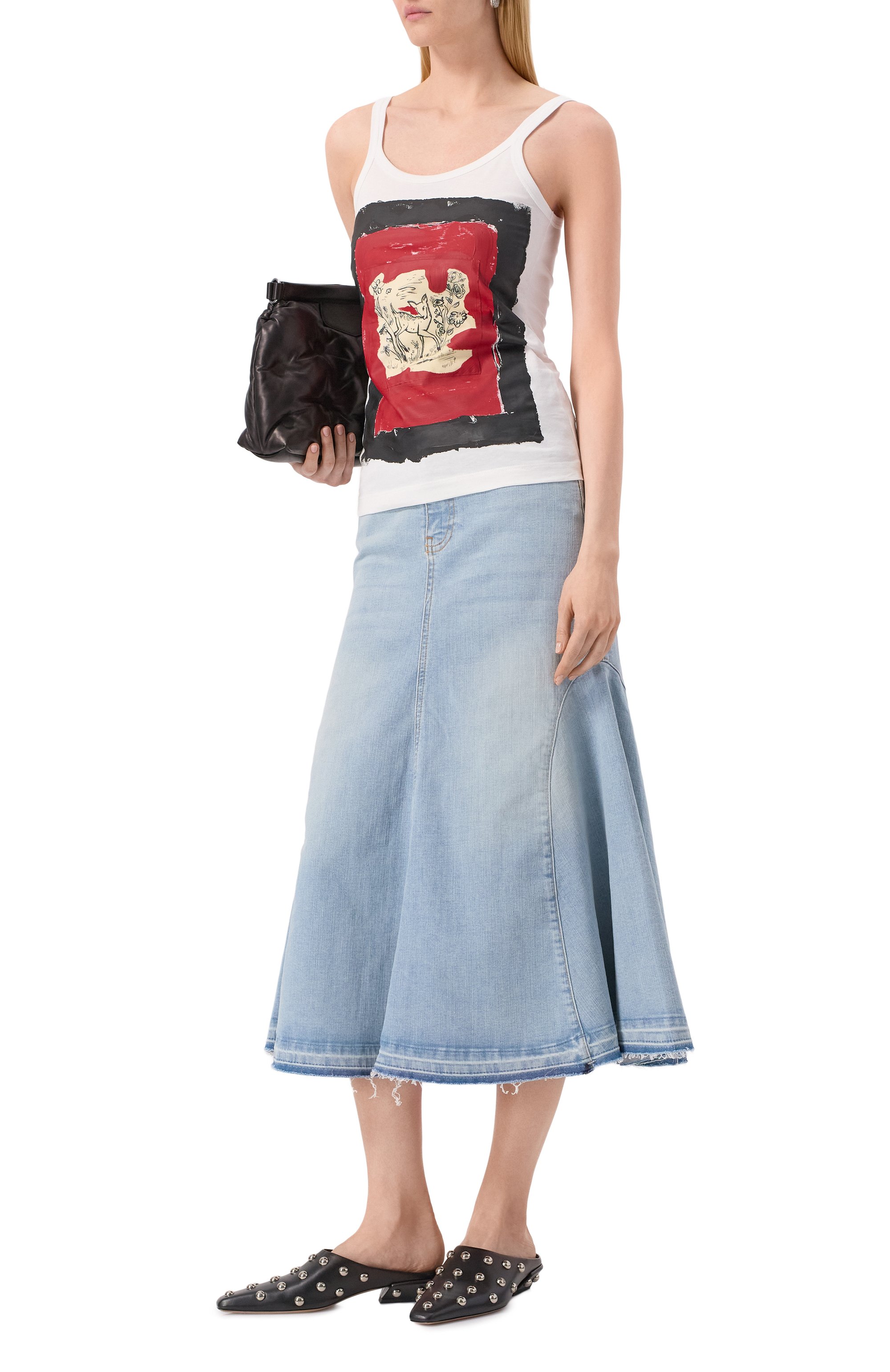 Хлопковый топ MARNI белого цвета по цене 48000 руб., арт. THJE0364PY/USCX69, фото 2 Хлопковый топ MARNI, арт. THJE0364PY/USCX69, фото 2