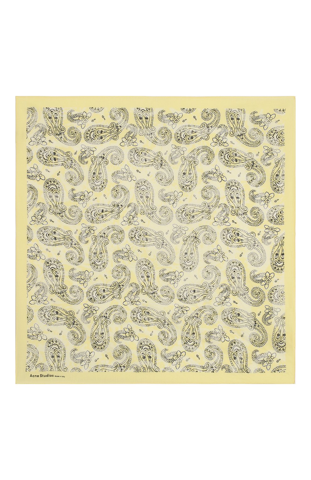Платок из смеси хлопка и шелка ACNE STUDIOS, арт. CA0042/W, фото 3