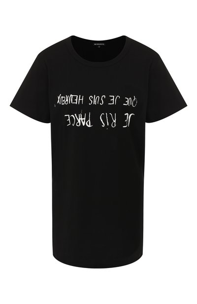 Женская хлопковая футболка ANN DEMEULEMEESTER, арт. 1901-3967-228-099