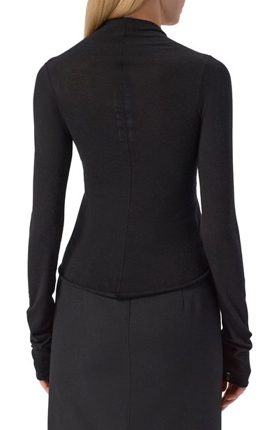 Пуловер из шерсти и вискозы RICK OWENS, арт. RP02E4266/JR, фото 4