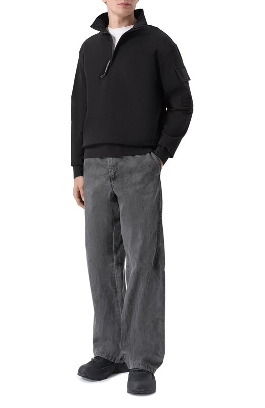 Хлопковый анорак C.P. Company 20CLSS010A/006452W Чёрный  20CLSS010A/006452W Фото 2