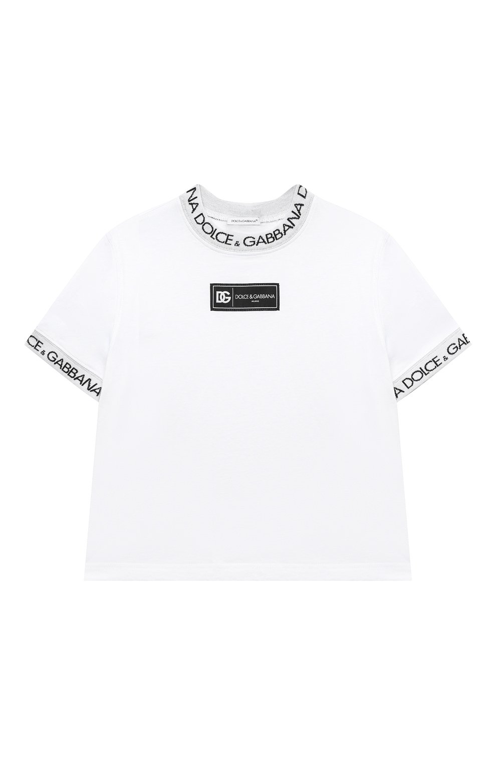 Хлопковая футболка DOLCE & GABBANA, арт. L4JTE0/G7M4F/2-6, фото 1