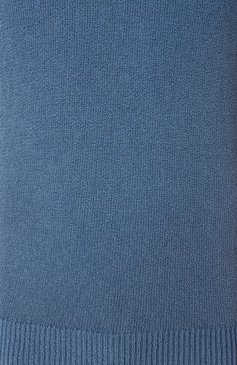 Мужской джемпер из хлопка и кашемира CORNELIANI голубого цвета, арт. 25M598-2525176 | Фото 6 (Рукава: Длинные; Материал внешний: Хлопок; Длина (для топов): Стандартные; Мужское Кросс-КТ: Джемперы; Стили: Кэжуэл; Принт: Без принта; Вырез: Круглый)