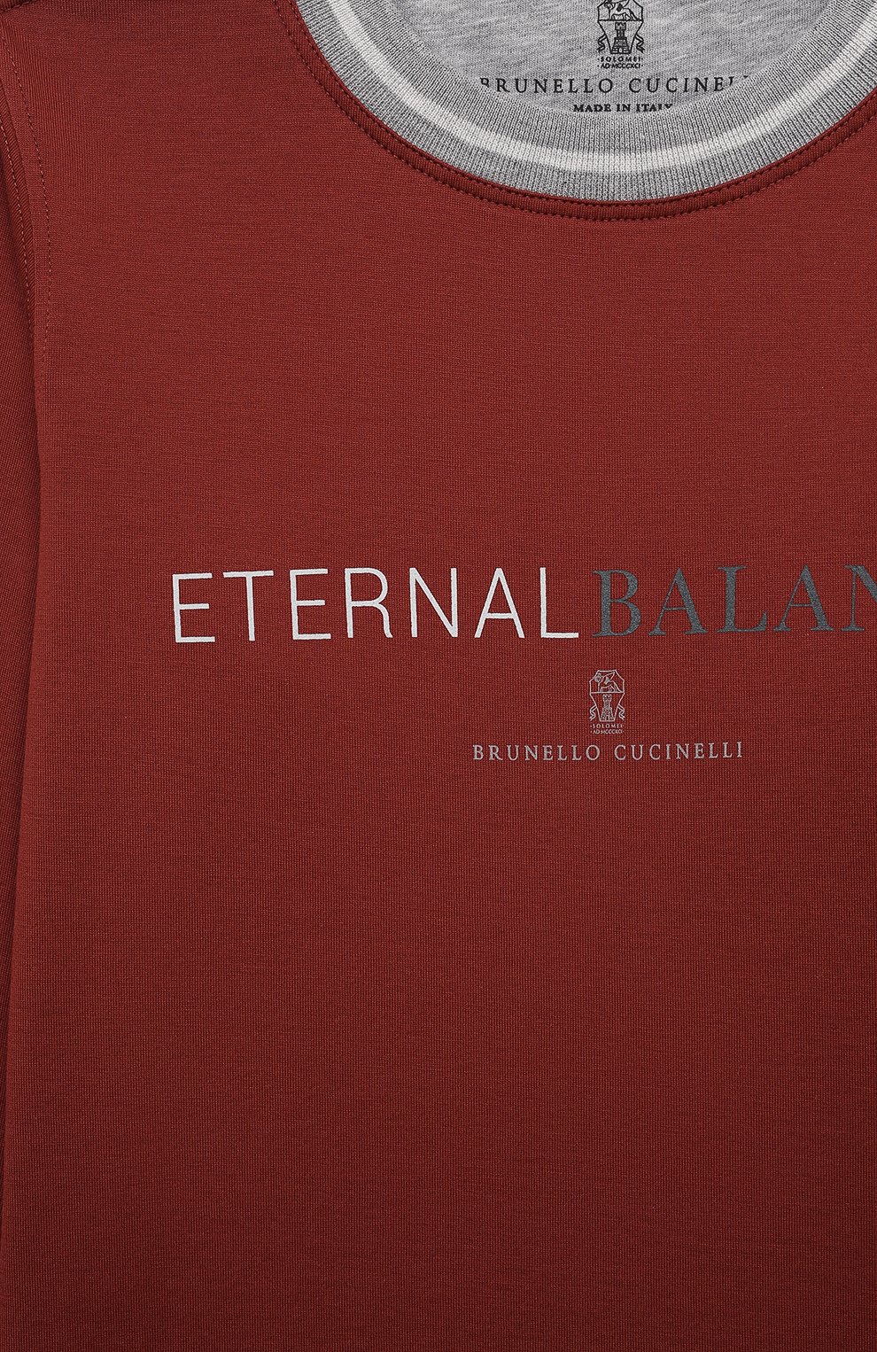 Хлопковый лонгслив BRUNELLO CUCINELLI, арт. B0B13T164A, фото 3