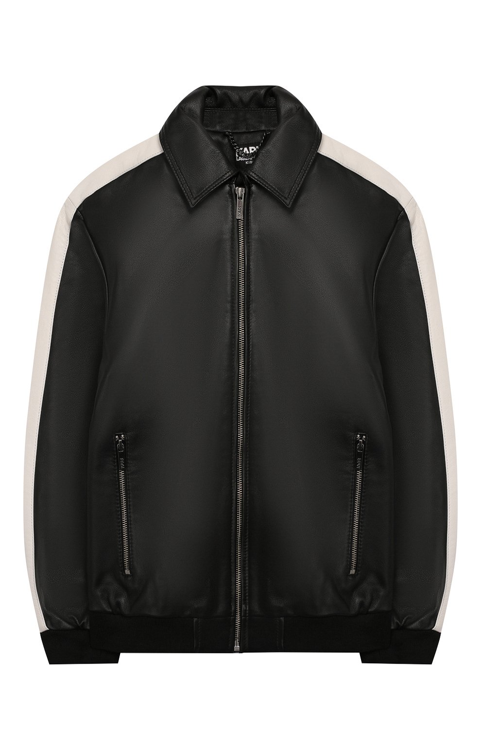 Кожаная куртка KARL LAGERFELD KIDS, арт. Z26050/6A-12A, фото 1