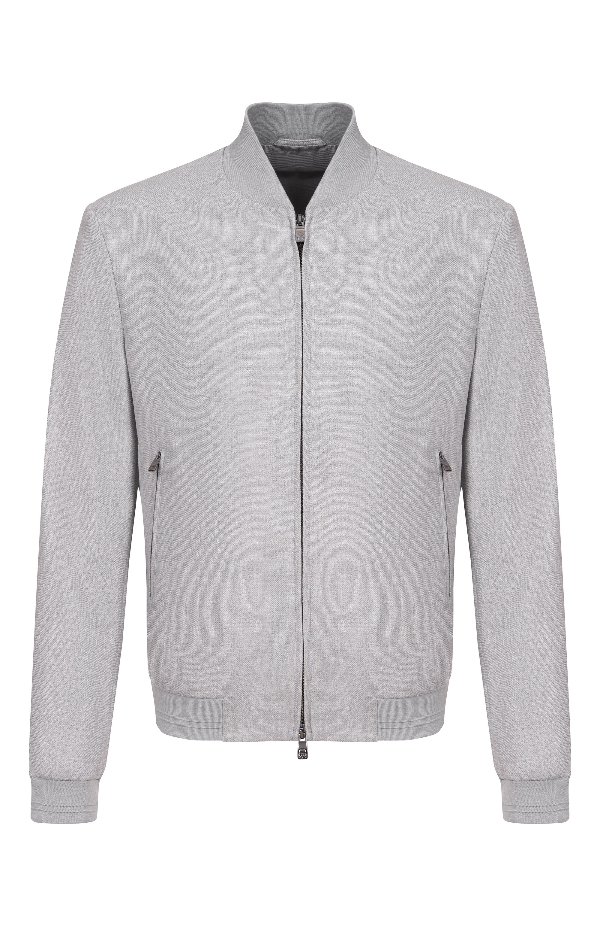 Бомбер из шелка и шерсти CORNELIANI, арт. 27L588/2718266, фото 1