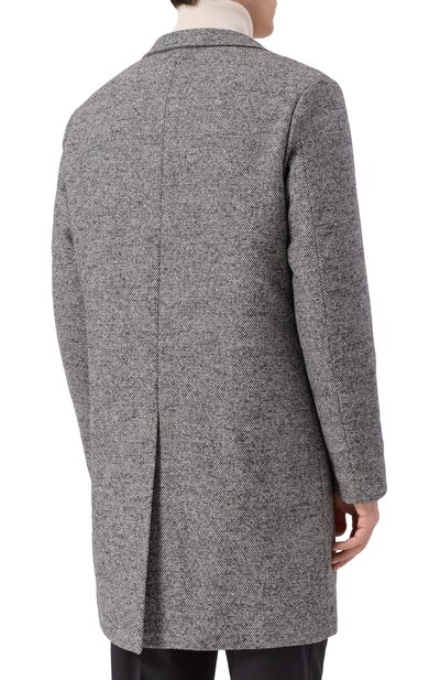 Шерстяное пальто SARTORIA LATORRE серого цвета по цене 113500 руб., арт. CTS056/UI0782, фото 4 Шерстяное пальто SARTORIA LATORRE, арт. CTS056/UI0782, фото 4