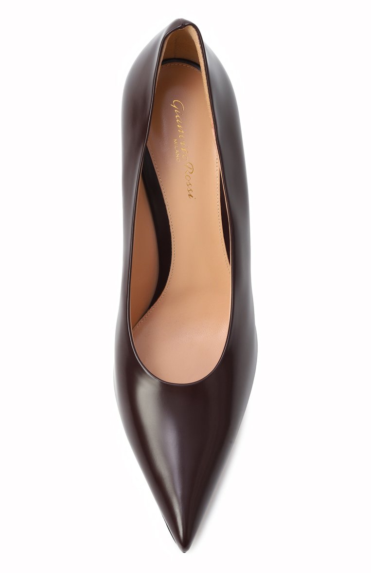 Женские кожаные туфли robbie 85 GIANVITO ROSSI бордового цвета, арт. G22277.85RIC.T0KB0UR | Фото 6 (Подошва: Плоская; Материал внутренний: Натуральная кожа; Материал внешний: Натуральная кожа; Каблук высота: Высокий; Каблук тип: Шпилька; Автоматизация ТО: Проставлено; Автоматизация состава: Проставлено)