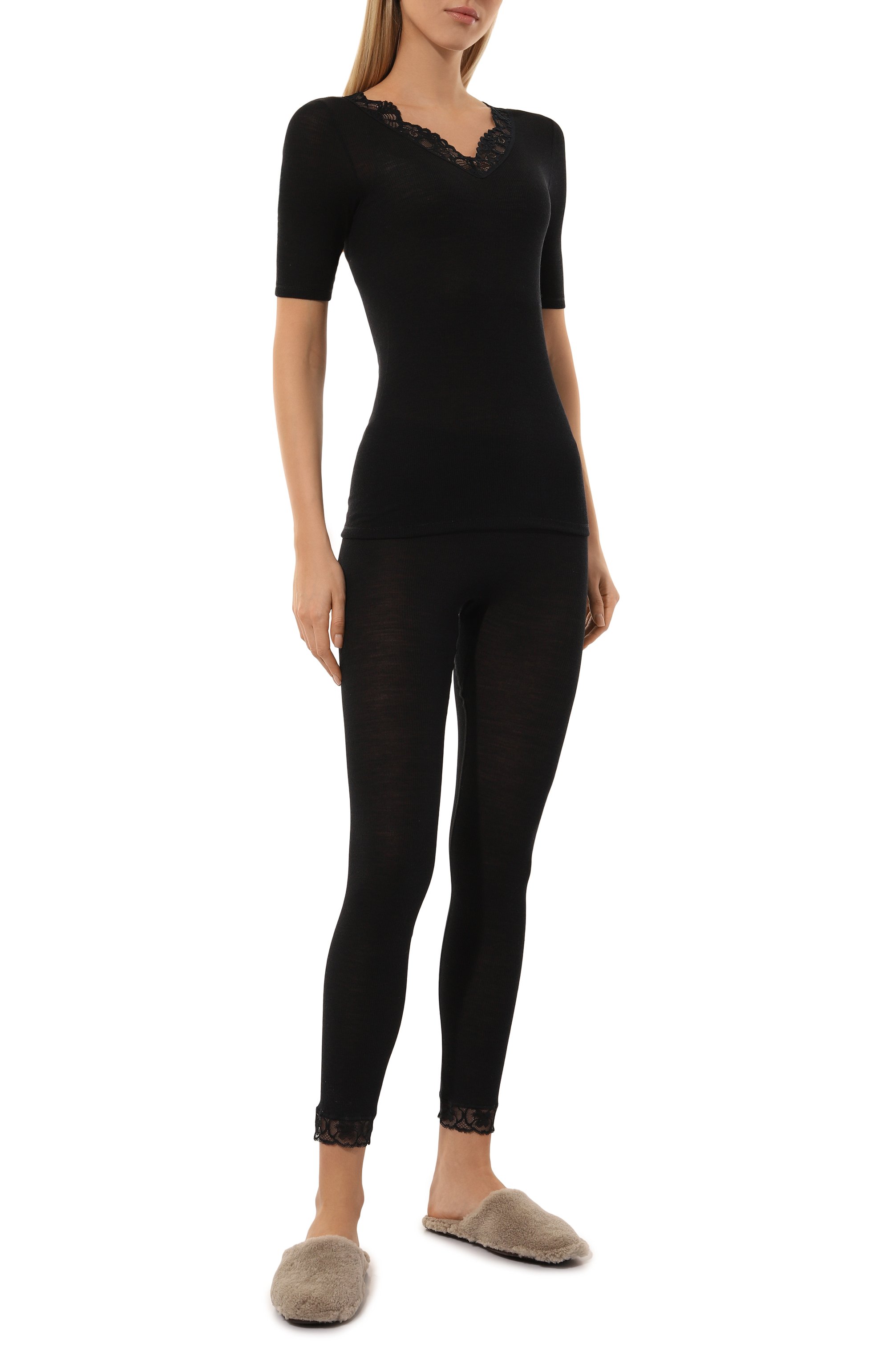 Футболка из шерсти и шелка HANRO, арт. 070913, фото 2