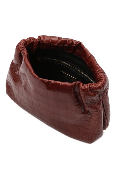 Сумка bourse medium из кожи аллигатора THE ROW коричневого цвета по цене 2385000 руб., арт. W1280E33/AMIS, фото 4 Сумка bourse medium из кожи аллигатора THE ROW, арт. W1280E33/AMIS, фото 4