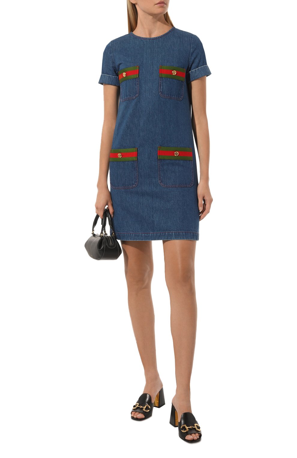 Джинсовое платье GUCCI, арт. 678827 XDBVX, фото 2