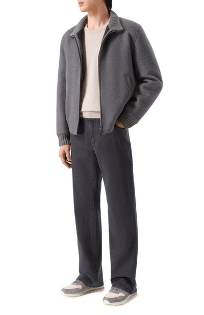 Хлопковый джемпер BRUNELLO CUCINELLI, арт. M2900100, фото 2