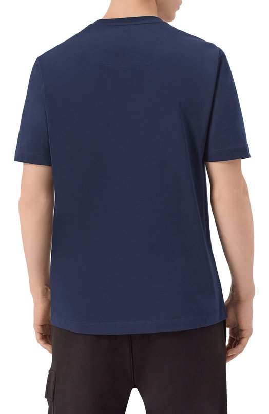 Хлопковая футболка Aeronautica Militare TS1580UJ00372 Синий  TS1580UJ00372 Фото 4