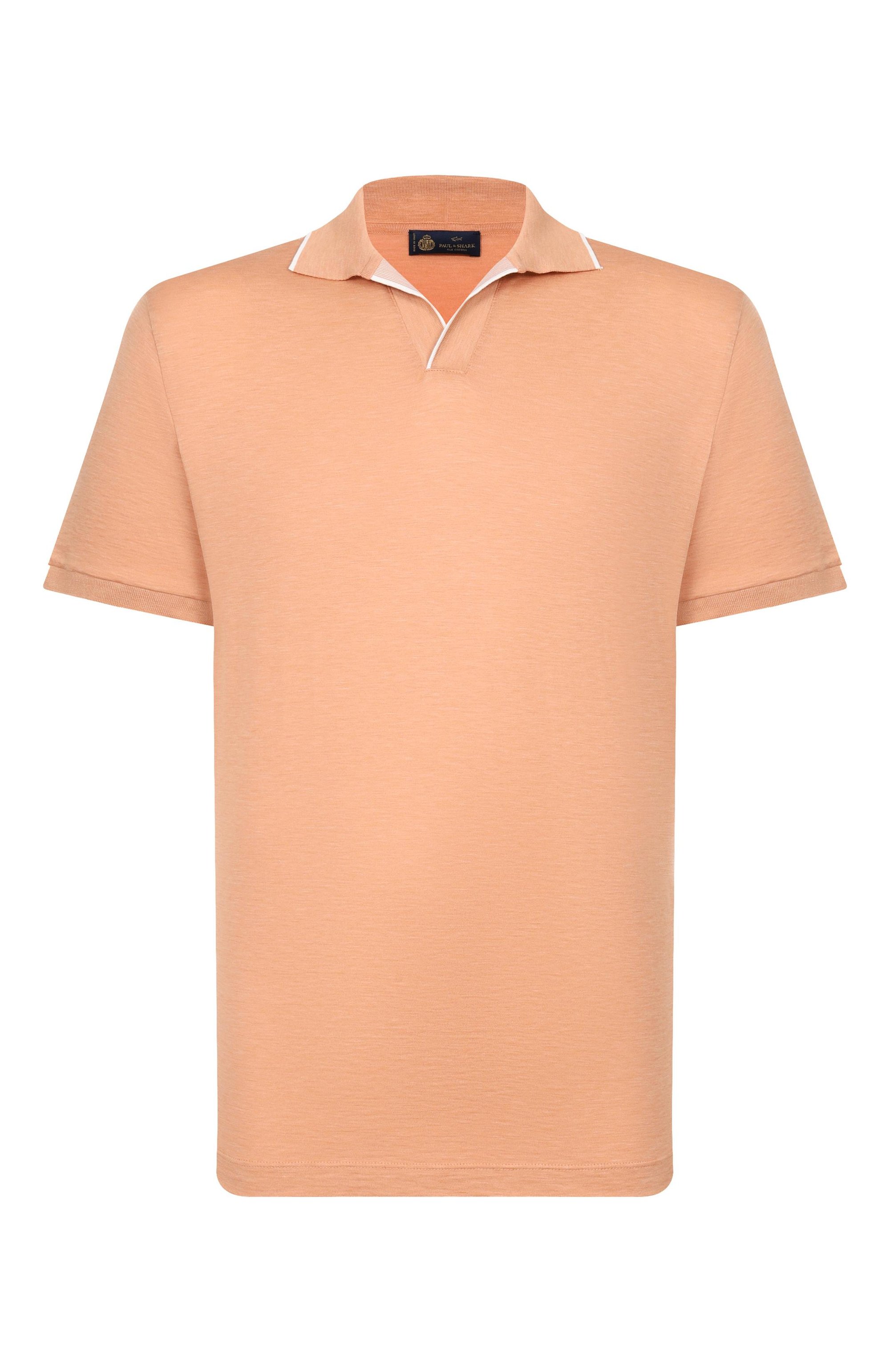 Поло из шелка и хлопка PAUL&SHARK, арт. 26411237_001, фото 1