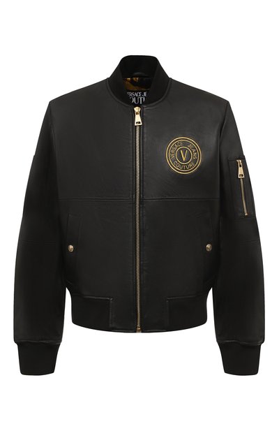 Кожаный бомбер VERSACE JEANS COUTURE, арт. 76GAVP06/CPPS3, фото 1