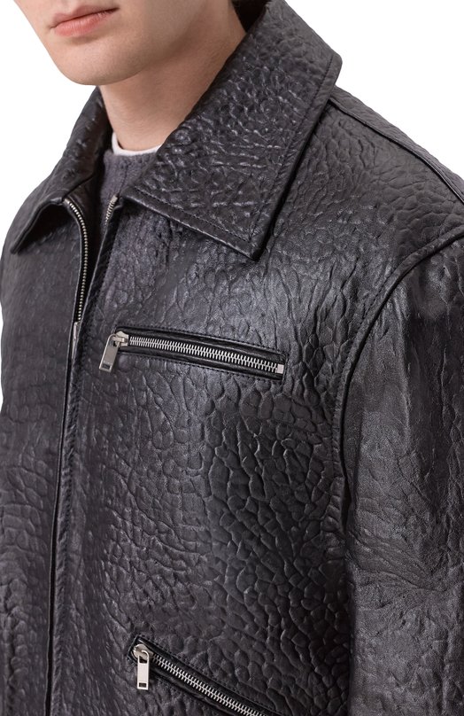 Кожаная куртка Jil Sander J21SW0108/J07223 Чёрный  J21SW0108/J07223 Фото 5