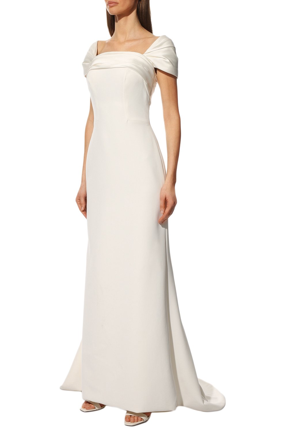 Атласное платье VIKTOR & ROLF MARIAGE молочного цвета по цене 635500 руб., арт. VRM287, фото 6 Атласное платье VIKTOR & ROLF MARIAGE, арт. VRM287, фото 6
