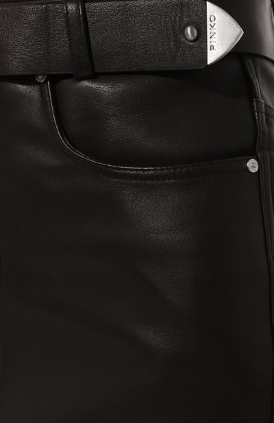 Кожаная юбка PINKO, арт. 103894/A21L, фото 5