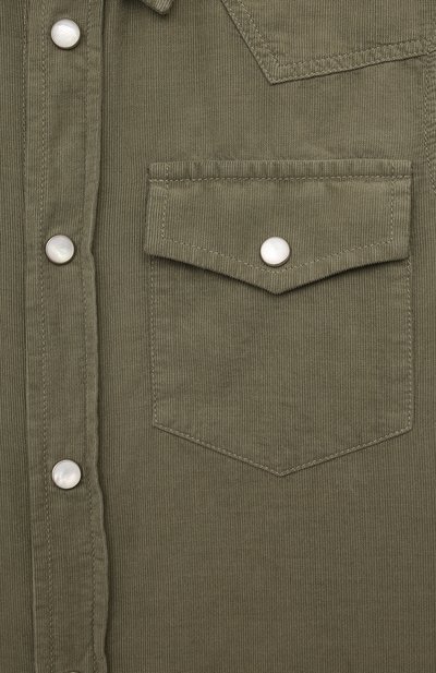 Вельветовая рубашка BRUNELLO CUCINELLI, арт. BL688C360A, фото 3