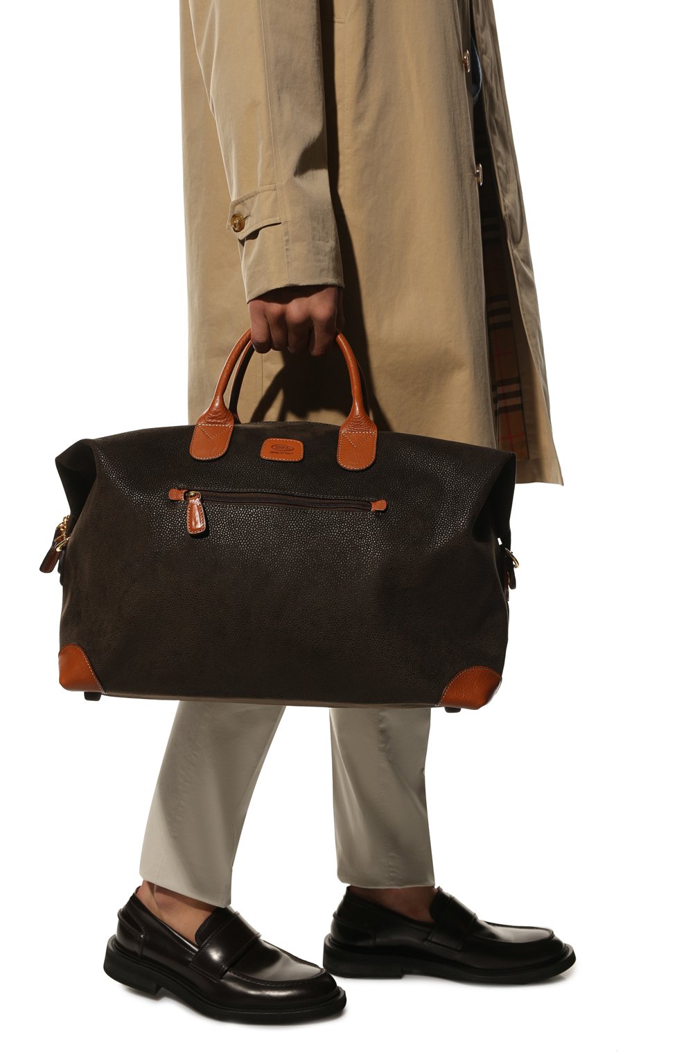 Дорожная сумка life BRIC`S хаки цвета по цене 48050 руб., арт. BLF20203, фото 6 Дорожная сумка life BRIC`S, арт. BLF20203, фото 6