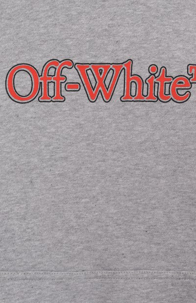 Хлопковое худи OFF-WHITE, арт. 0BBB001S25FLE001/4-12, фото 3