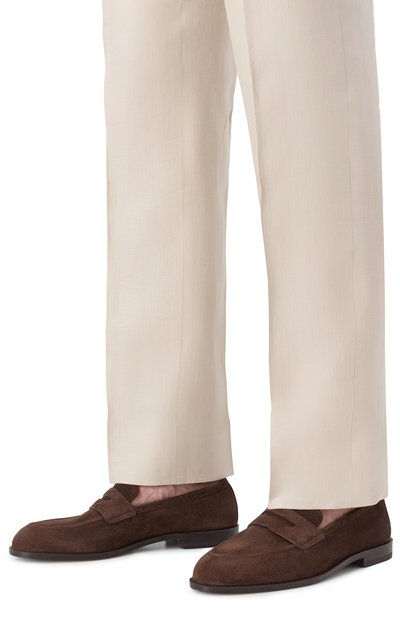 Замшевые пенни-лоферы BALLY, арт. MSF0H7/SU036, фото 3