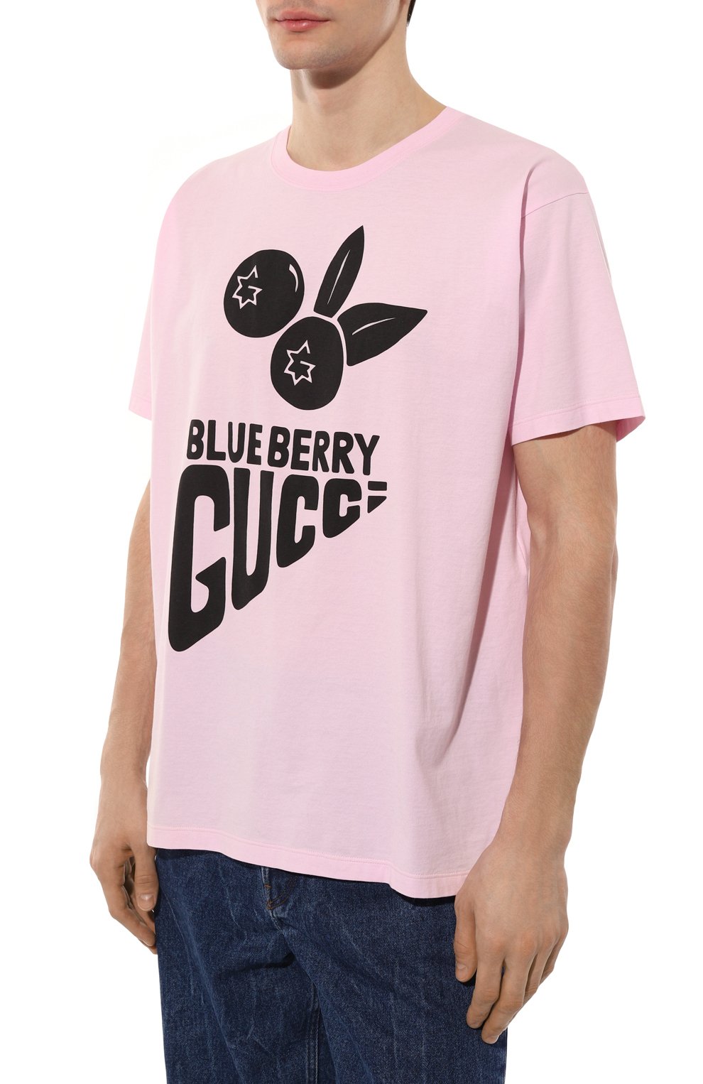 Хлопковая футболка GUCCI, арт. 616036 XJDWE, фото 3