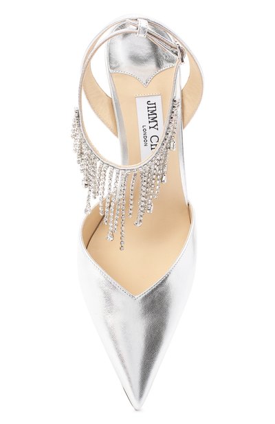 Кожаные туфли birtie 85 JIMMY CHOO, арт. BIRTIE 85/DRU, фото 5