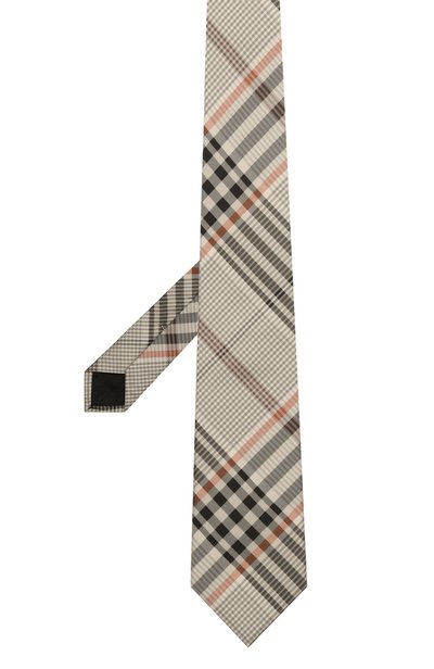 Шелковый галстук BURBERRY бежевого цвета по цене 29950 руб., арт. 8129055, фото 3 Шелковый галстук BURBERRY, арт. 8129055, фото 3
