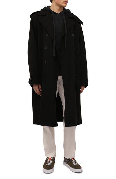 Кожаные кеды HOGAN, арт. HXM5260CW00R3G, фото 2