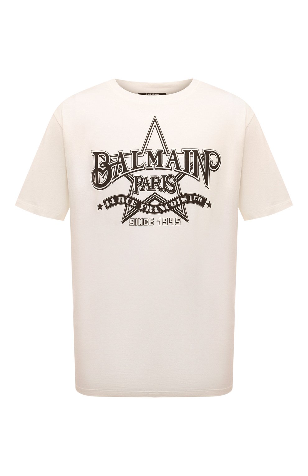 Хлопковая футболка BALMAIN, арт. CH1EG000/GD29, фото 1