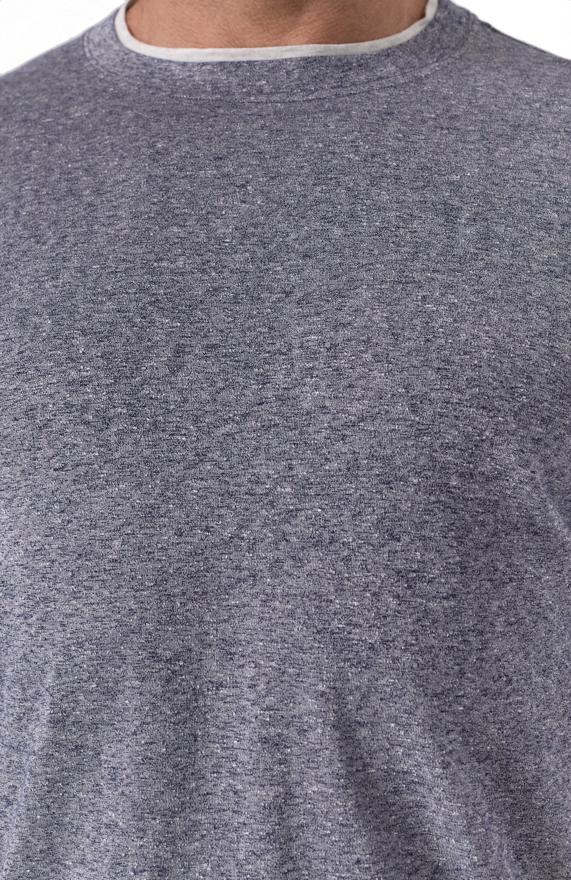 Футболка изо льна и хлопка BRUNELLO CUCINELLI, арт. MW8357427, фото 5