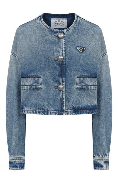 Женская джинсовая куртка PRADA, арт. GFB297/1200