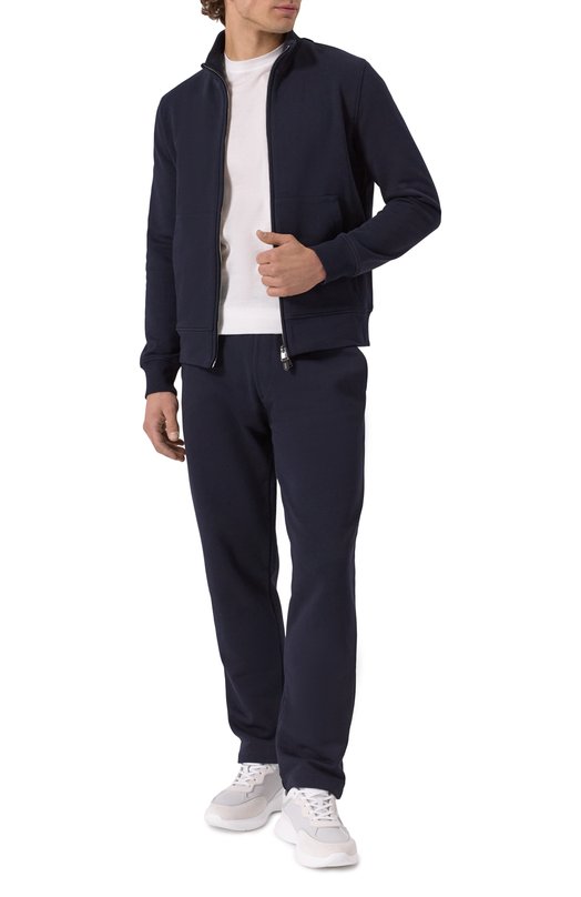 Хлопковые брюки Canali T0893/MJ02251 Синий  T0893/MJ02251 Фото 2