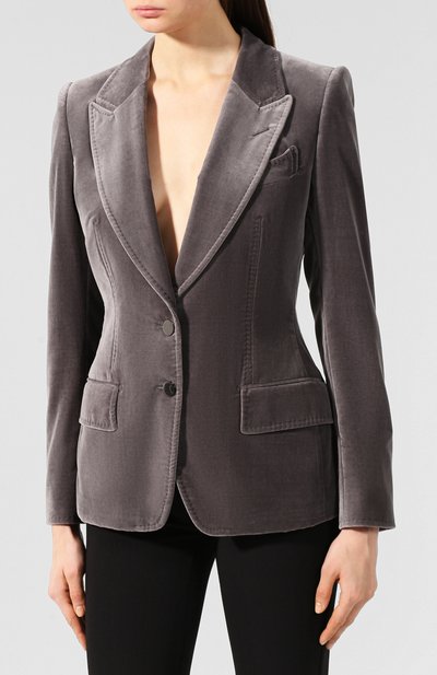 Бархатный жакет TOM FORD, арт. GI2632-FAX171, фото 3