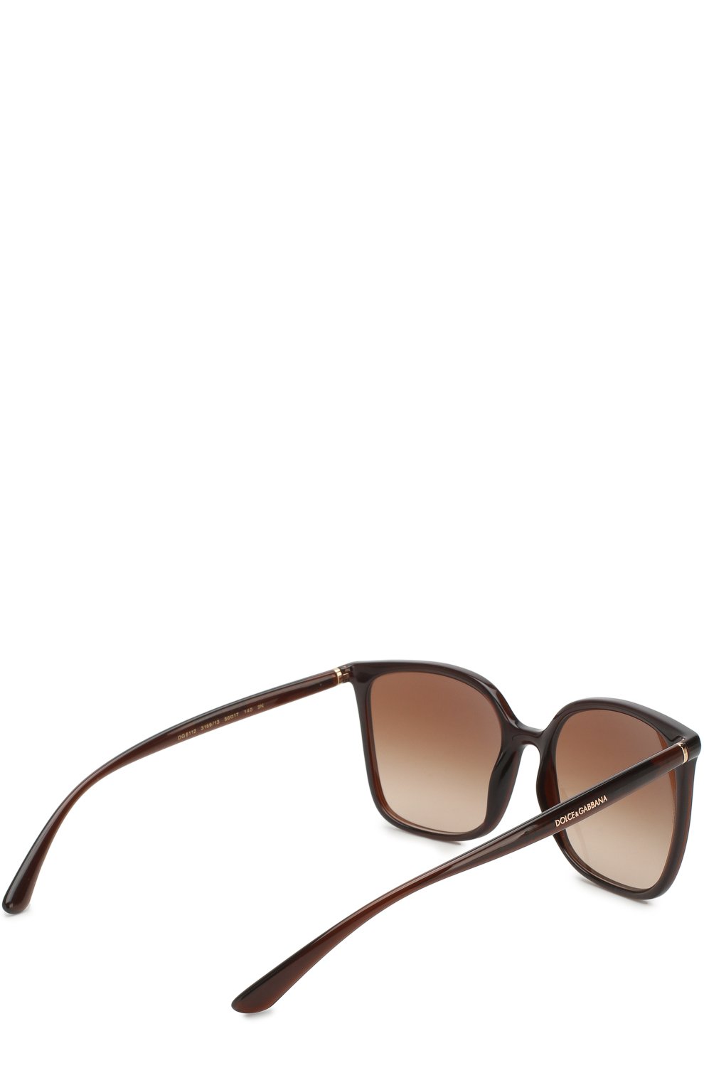 Солнцезащитные очки DOLCE & GABBANA коричневого цвета по цене 22700 руб., арт. 6112-315913, фото 3 Солнцезащитные очки DOLCE & GABBANA, арт. 6112-315913, фото 3