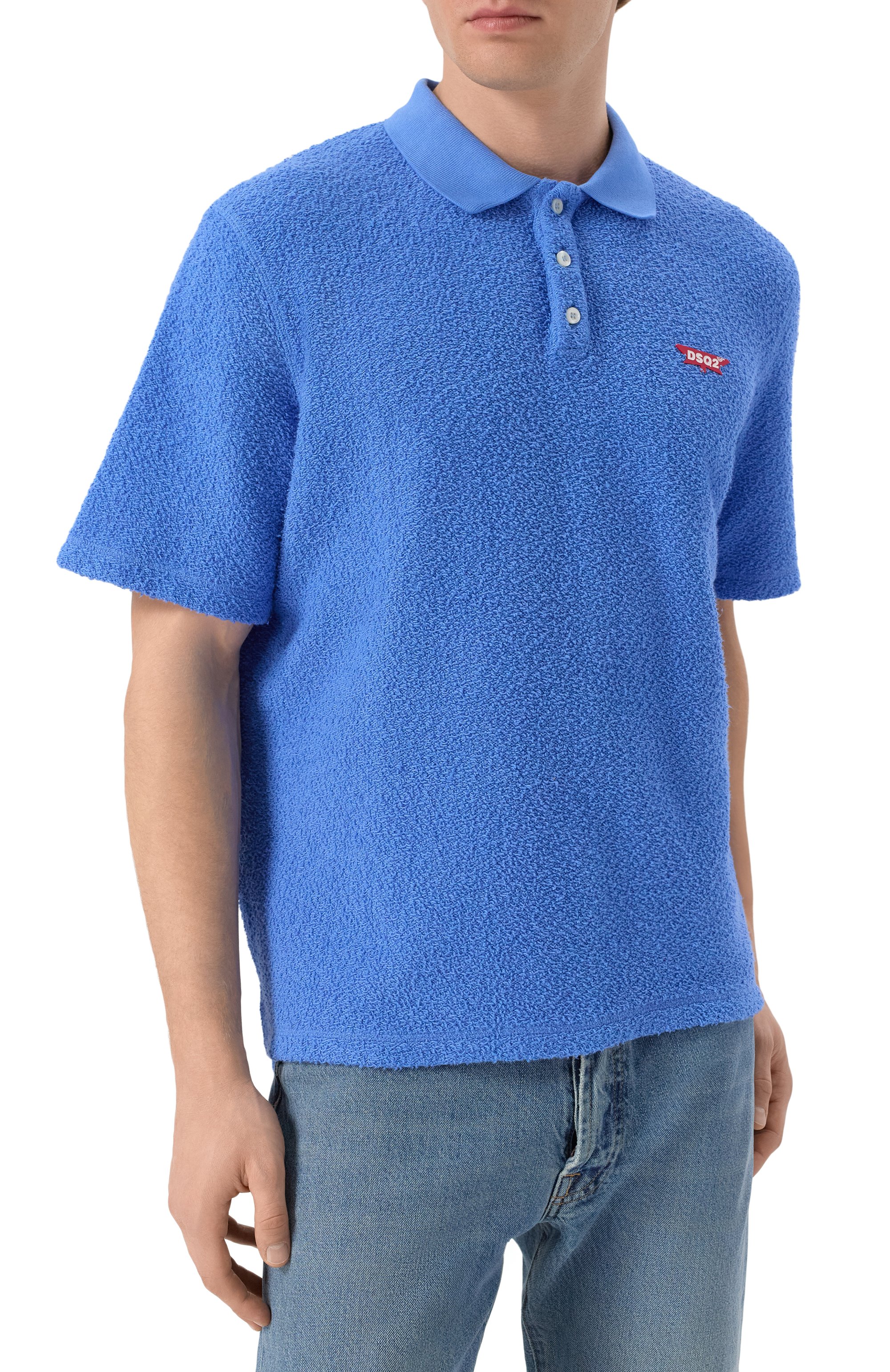 Хлопковое поло DSQUARED2, арт. S71GU0727/S25140, фото 3