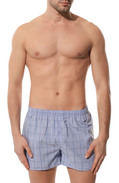 Хлопковые боксеры HANRO сиреневого цвета по цене 7880 руб., арт. 074013., фото 2 Хлопковые боксеры HANRO, арт. 074013., фото 2