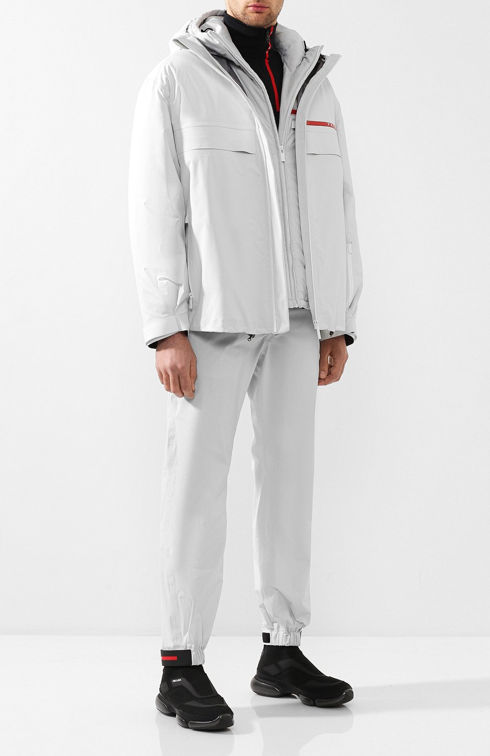 Джоггеры prada linea rossa PRADA, арт. SPG43-1SYD-F0K74, фото 2