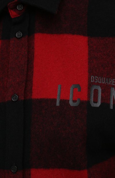 Шерстяная рубашка DSQUARED2, арт. S80DL0009/S53139, фото 5