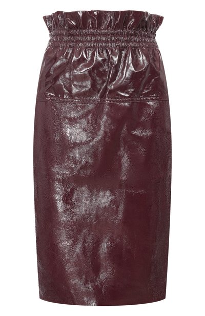 Женская кожаная юбка SAINT LAURENT, арт. 858559/YCUB2